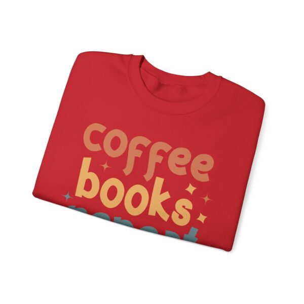 Coffee, Books, & Repeat Sweatshirt - Image 4