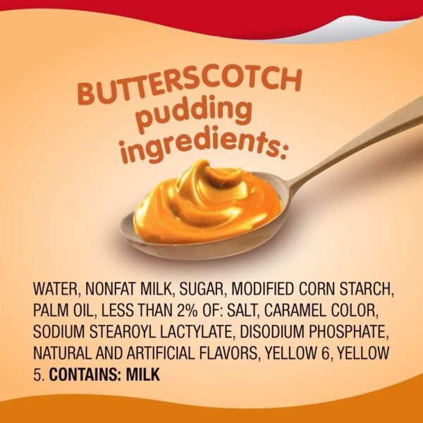 Snack Pack Butterscotch Pudding Cups, 4 Count (12 Pack) 48 total - Image 10