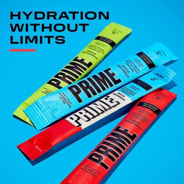 PRIME HYDRATION+ Sticks Tropical Punch | 6 Hydration Powder Single Serve Sticks - Image 6