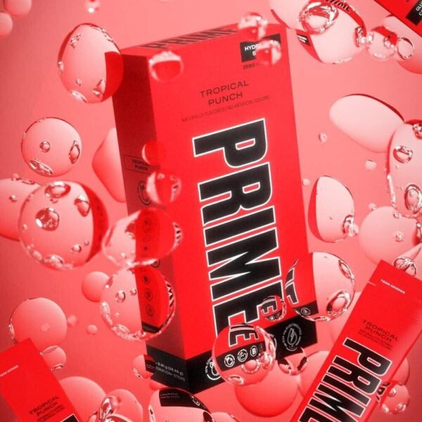 PRIME HYDRATION+ Sticks Tropical Punch | 6 Hydration Powder Single Serve Sticks