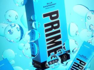 PRIME HYDRATION+ Sticks Blue Raspberry | 6 Hydration Powder Single Serve Sticks