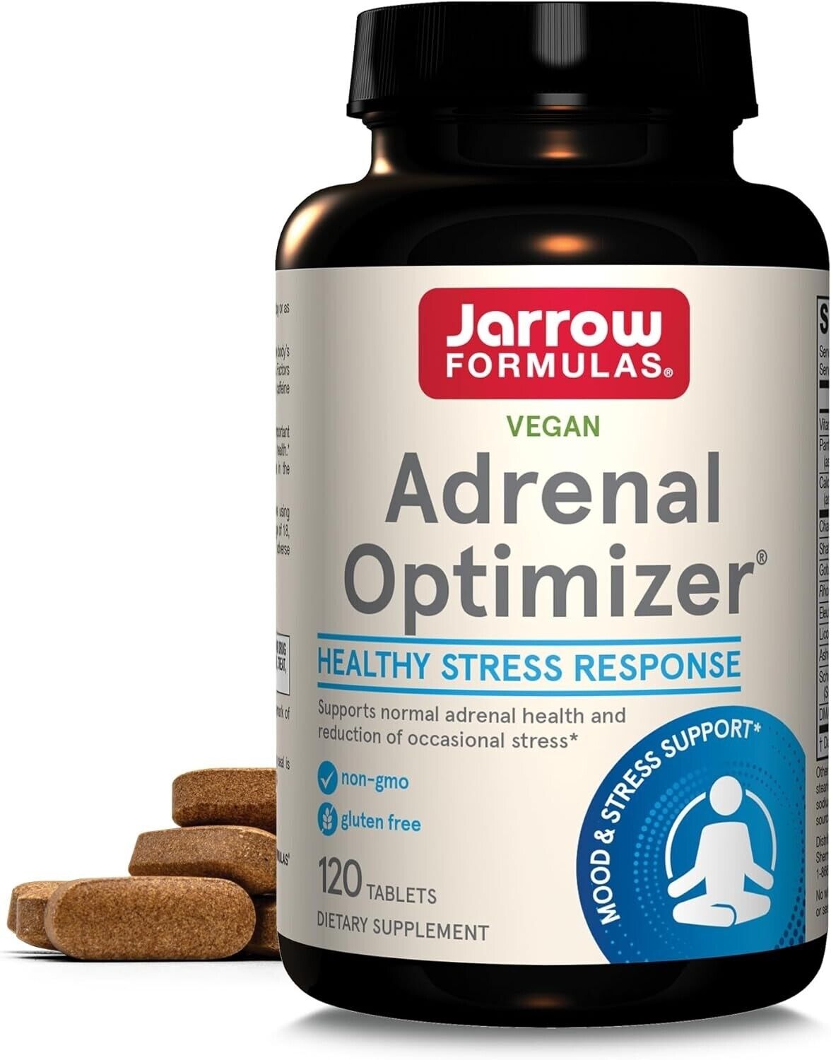 Jarrow Formulas Adrenal Optimizer - 120 Tablets - Dietary Supplement Supports .