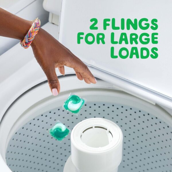 Gain Flings Laundry Detergent Soap Pacs 60 Ct Moonlight Breeze - Image 6